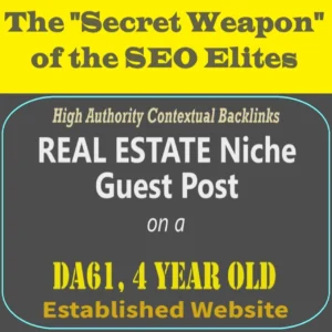 Premium SEO Guest Post on my DA60+ Real Estate Blog with Dofollow backlink