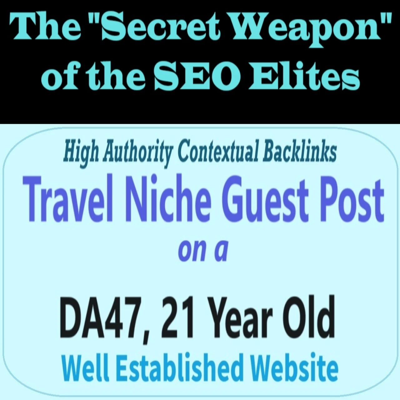 Premium SEO Guest Post on my DA40+ Travel Blog with Dofollow backlink