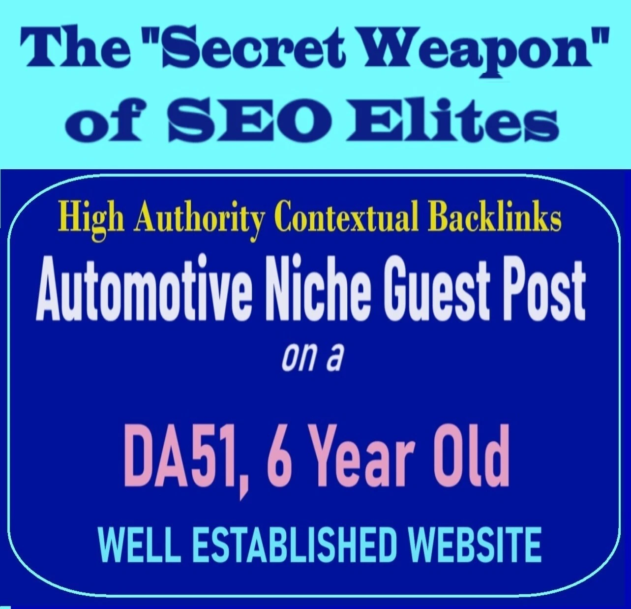 Premium SEO Guest Post on my DA40 Plus Automotive Blog with Dofollow backlink