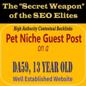 Premium SEO Guest Post on my DA50+ Pet Blog with Dofollow backlink