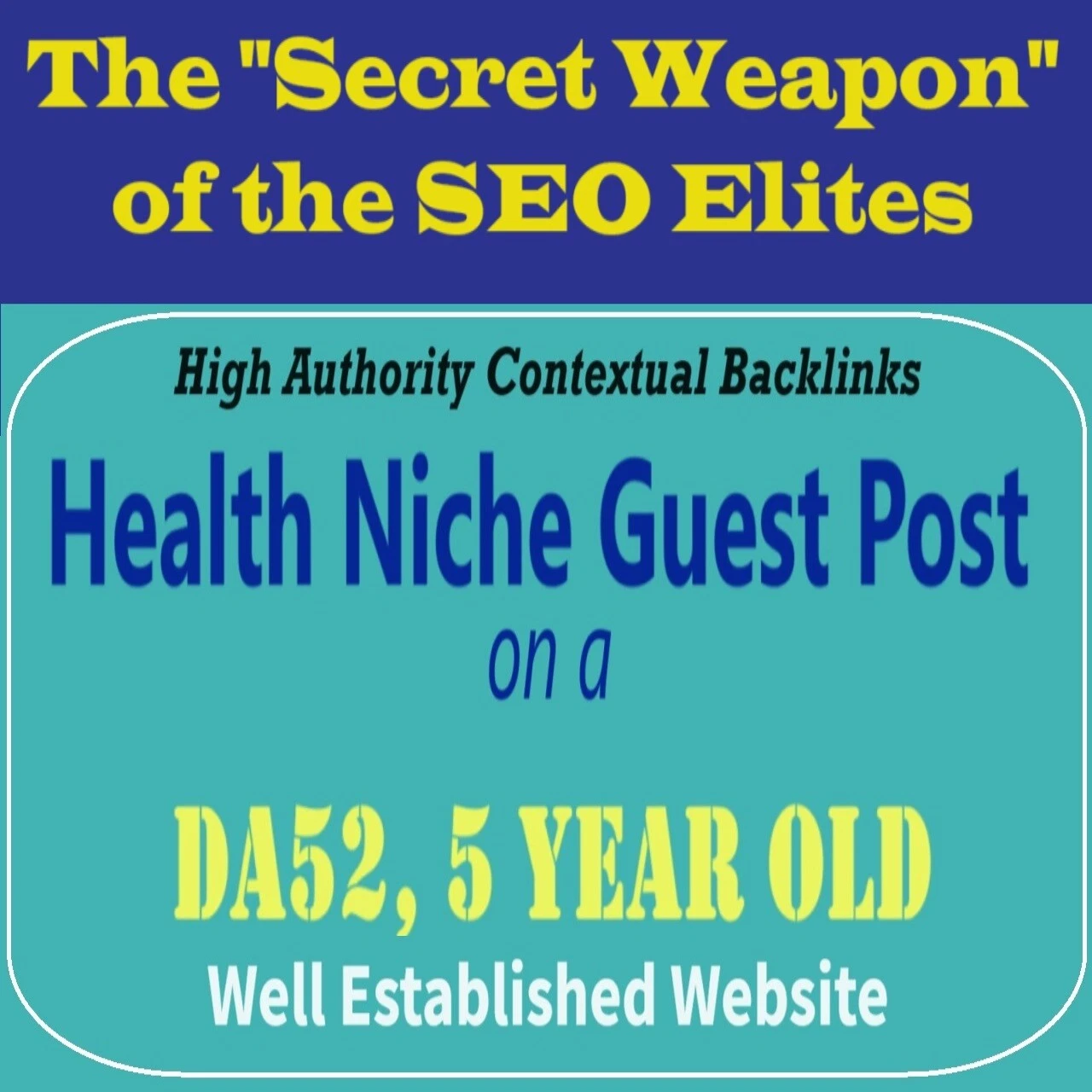 Premium SEO Guest Post on my DA40+ Health Blog with Dofollow backlink