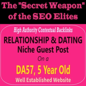 Premium SEO Guest Post on my DA50+ Relationship & Dating Blog + Dofollow Link